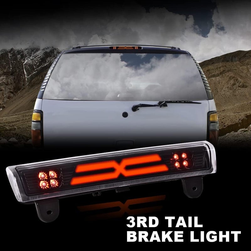 GPLUS 3rd Third Brake Light LED Compatible with Chevy Suburban/Tahoe 1500 2500 2000-2006,Fit GMC Yukon/GMC Yukon XL 1500 2500 2000-2006 X Type High Mount Stop Lamp Clear Lens - Image 3